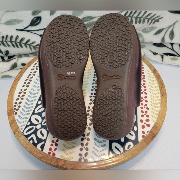 Rocky Brands 4 Eursole Brown My Time Women’s Slide Size 7M Leather - Picture 7 of 9